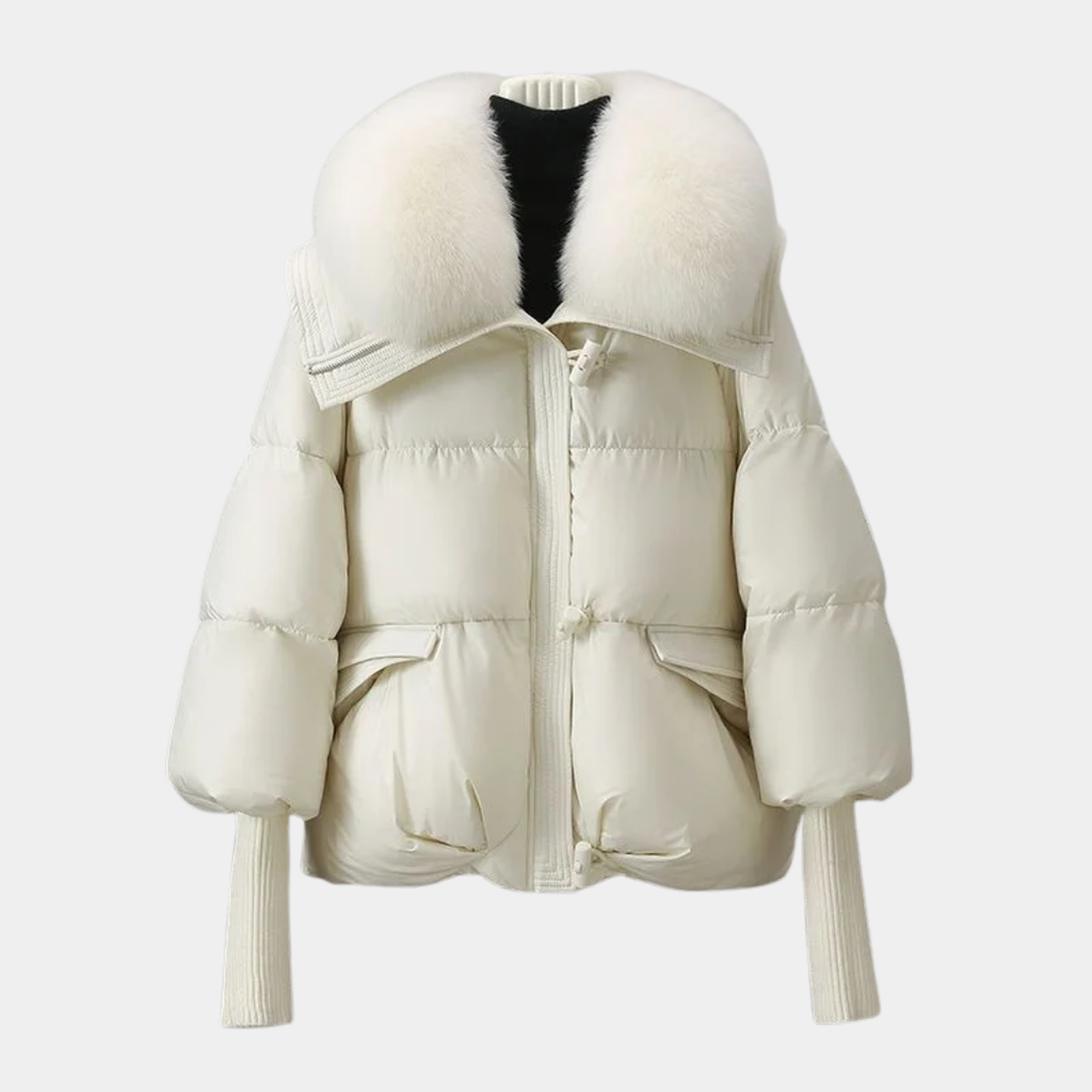 Women’s Luxe Fur-Collar Puffer Jacket - CristianLavian