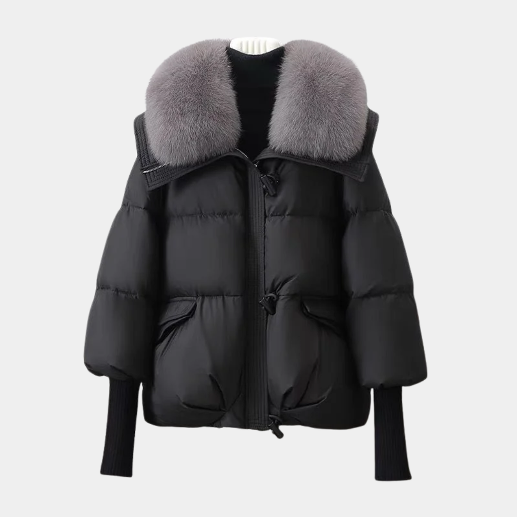 Women’s Luxe Fur-Collar Puffer Jacket - CristianLavian