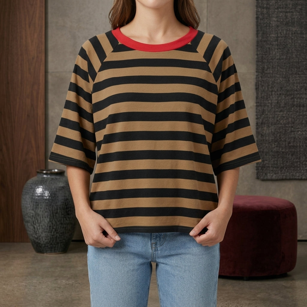 Brown stripe