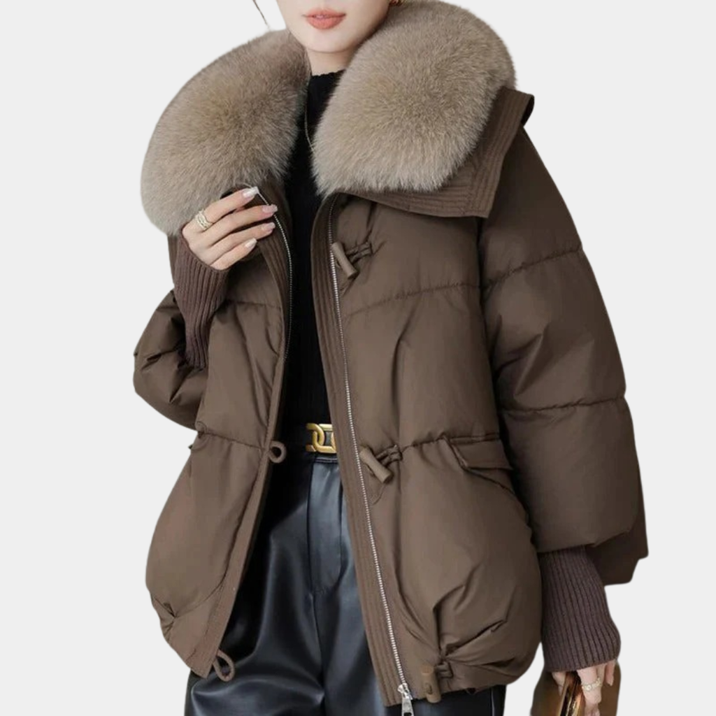 Women’s Luxe Fur-Collar Puffer Jacket - CristianLavian