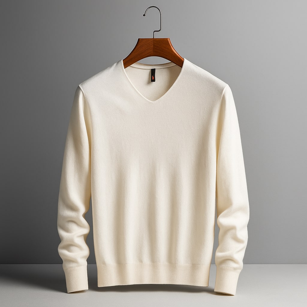 The Monarch Luxe V-Neck Sweater - CristianLavian