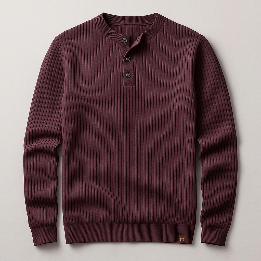The Summit Ribbed Henley