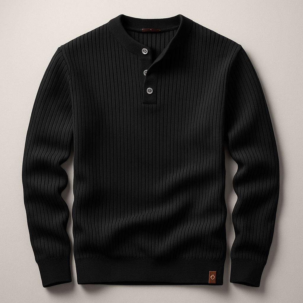 The Summit Ribbed Henley