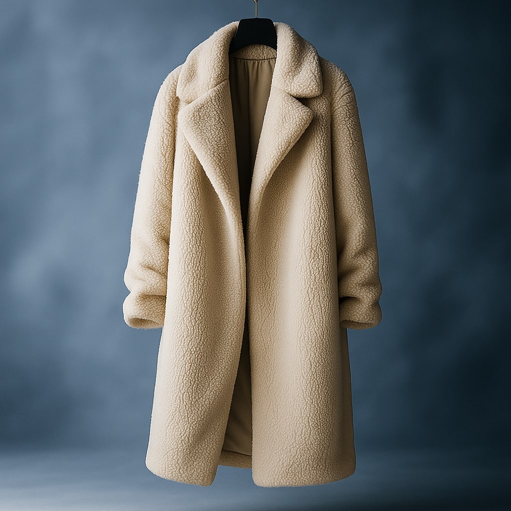 The Nordic Luxe Teddy Overcoat