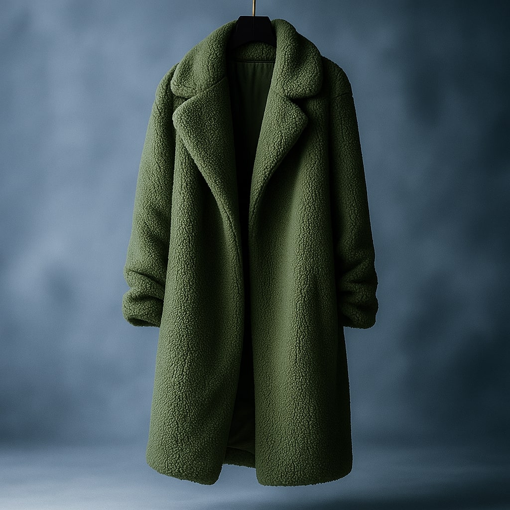 The Nordic Luxe Teddy Overcoat