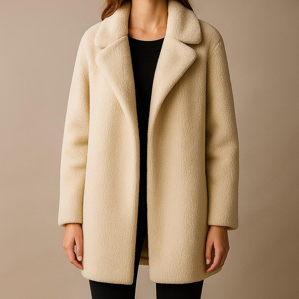 The Nordic Luxe Teddy Overcoat