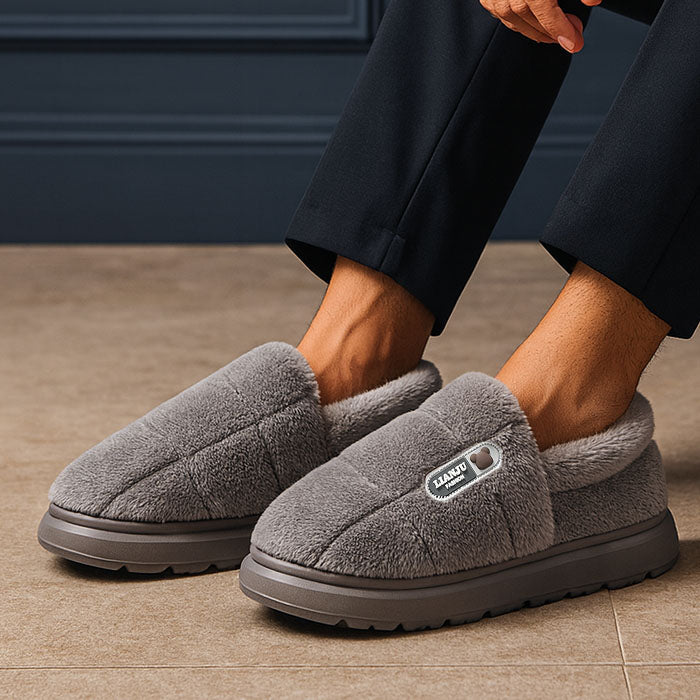 The CloudStep Thermal Plush Slippers
