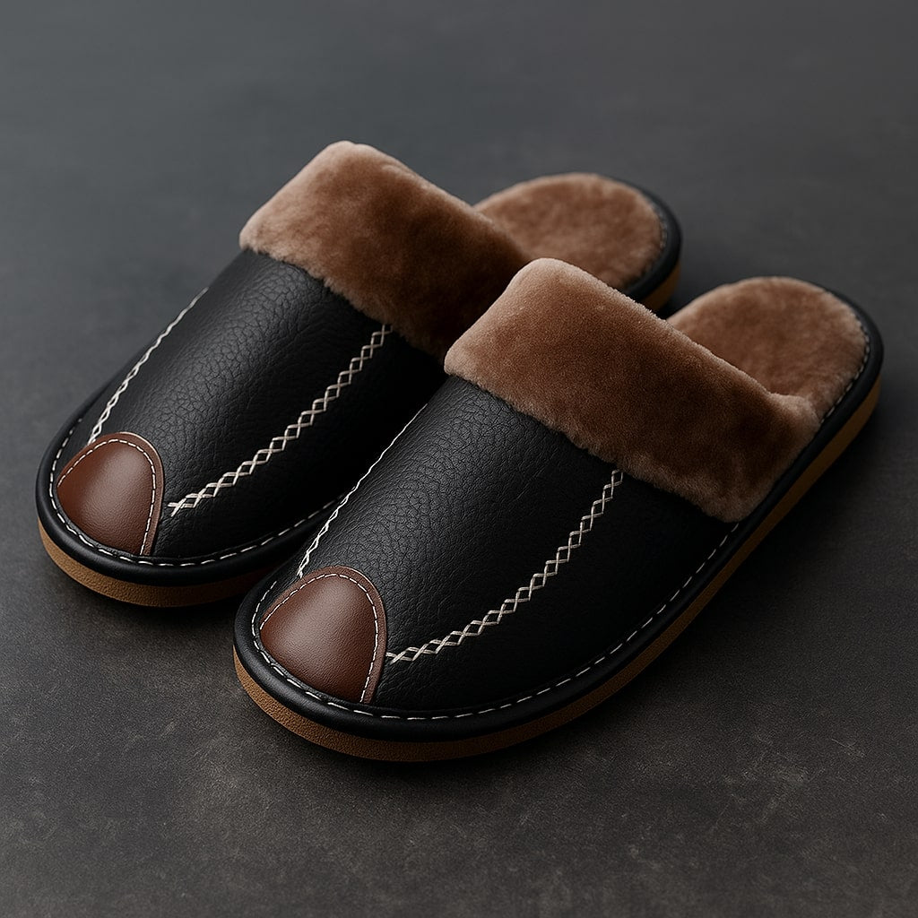 The Alpine Haven Faux-Fur Slippers