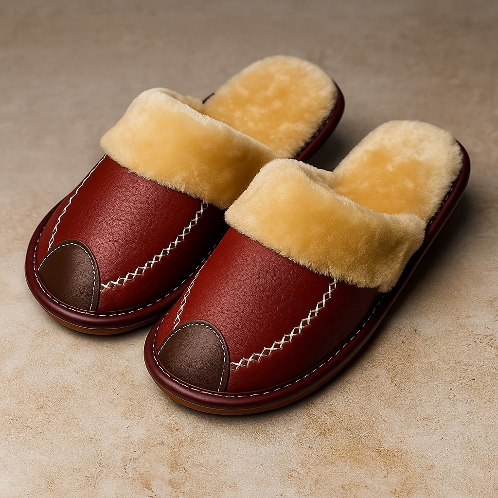 The Alpine Haven Faux-Fur Slippers