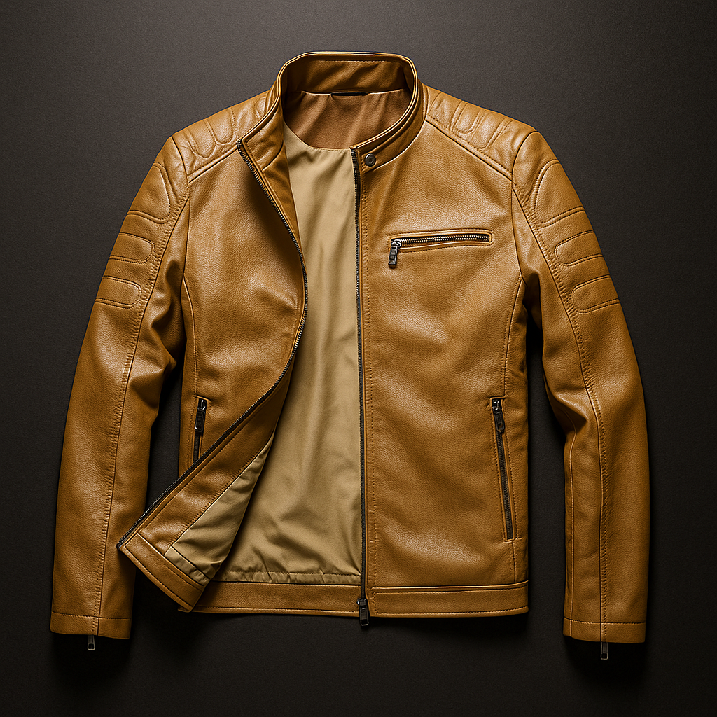 Men’s Classic Moto Leather Jacket - CristianLavian