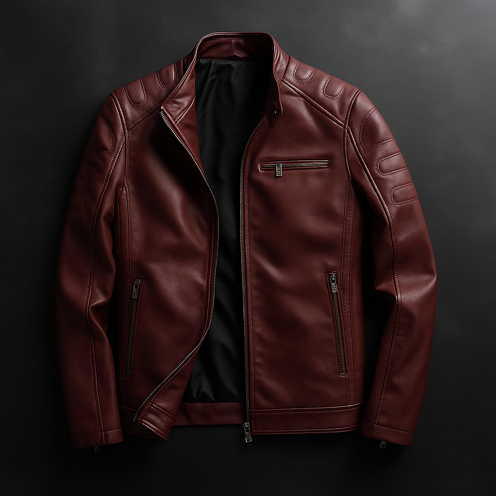 Men’s Classic Moto Leather Jacket - CristianLavian