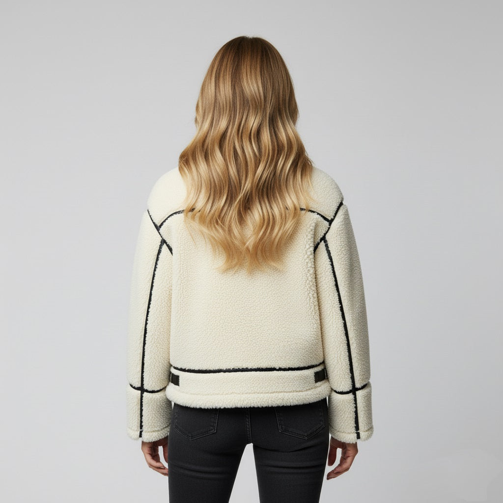 Women’s Shearling-Style Fleece Jacket - CristianLavian