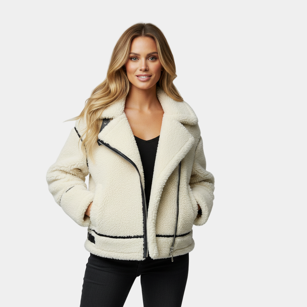 Women’s Shearling-Style Fleece Jacket - CristianLavian