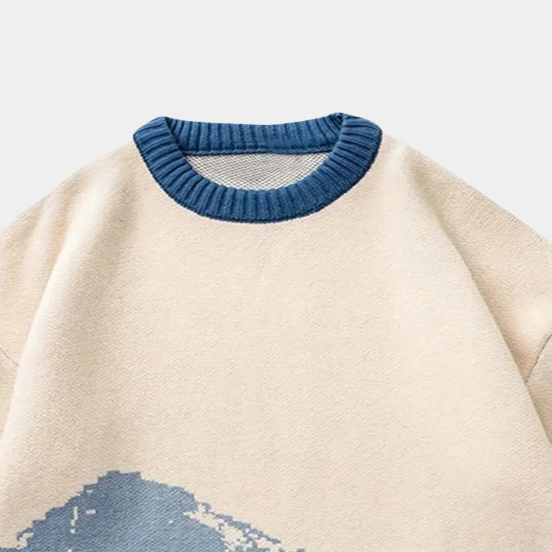 Men’s Snow-Peak Jacquard Knit Sweater - CristianLavian