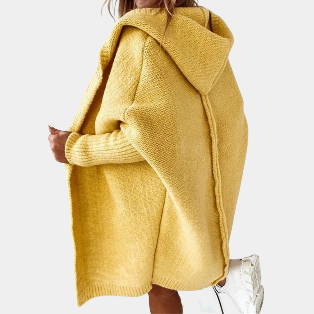 Cozy Hooded Knit Cardigan
