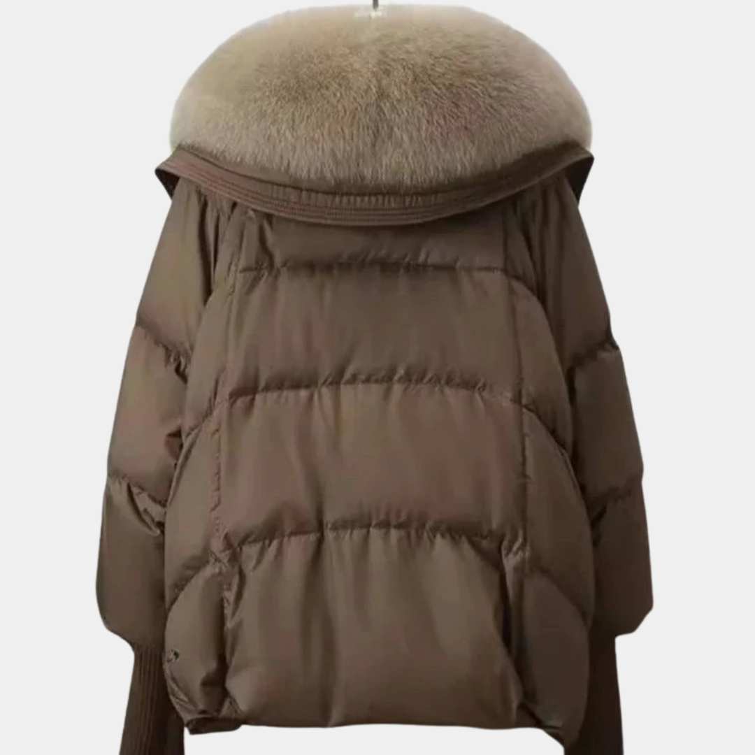 Women’s Luxe Fur-Collar Puffer Jacket - CristianLavian