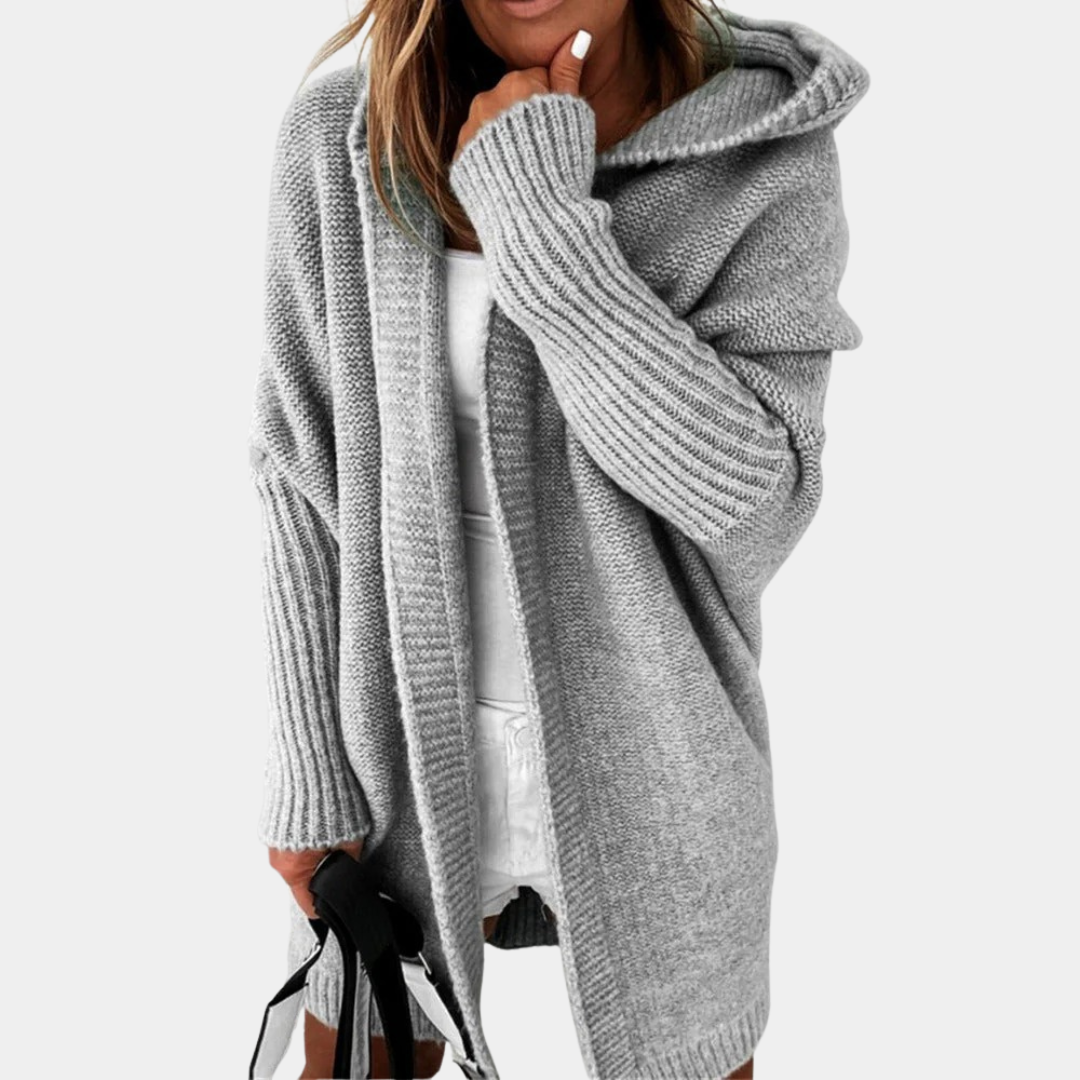 Cozy Hooded Knit Cardigan