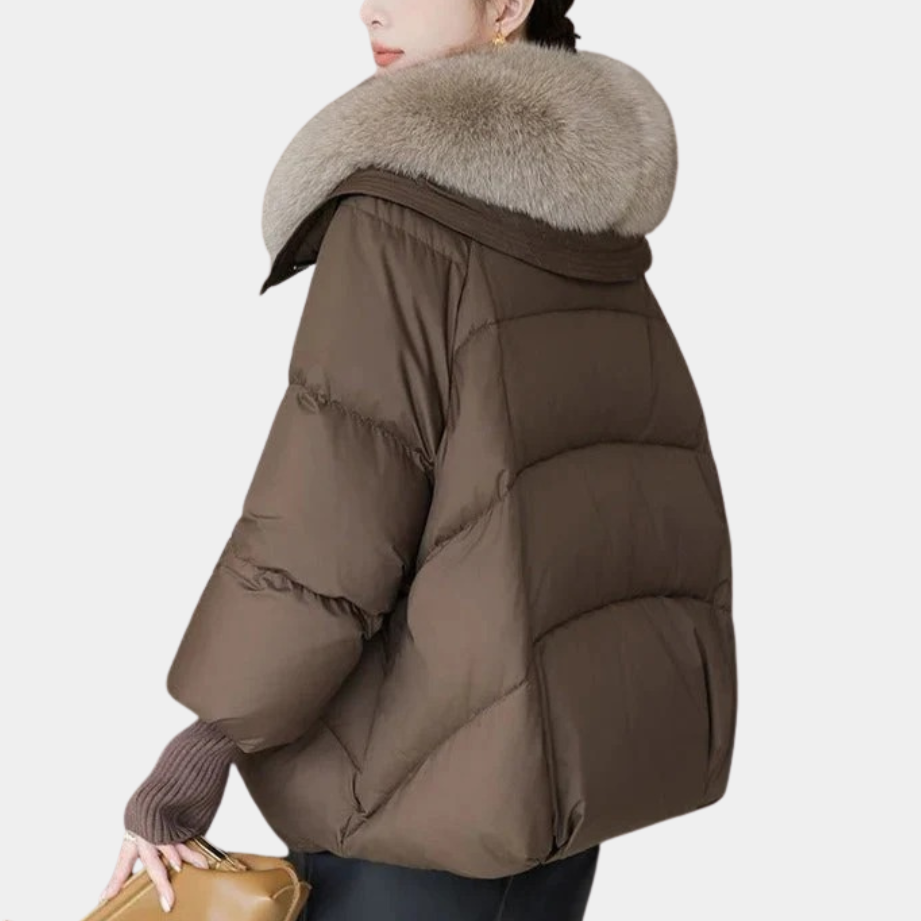 Women’s Luxe Fur-Collar Puffer Jacket - CristianLavian