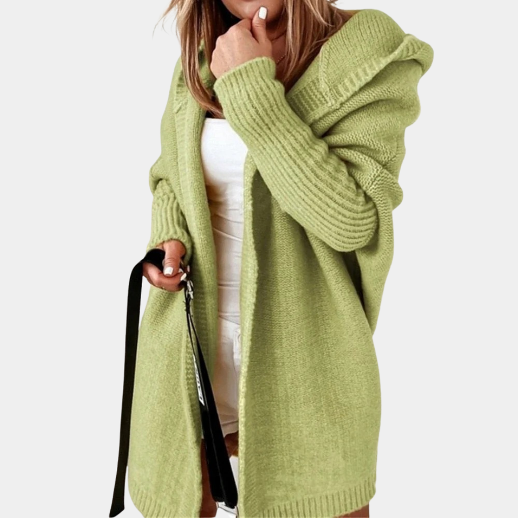 Cozy Hooded Knit Cardigan - CristianLavian