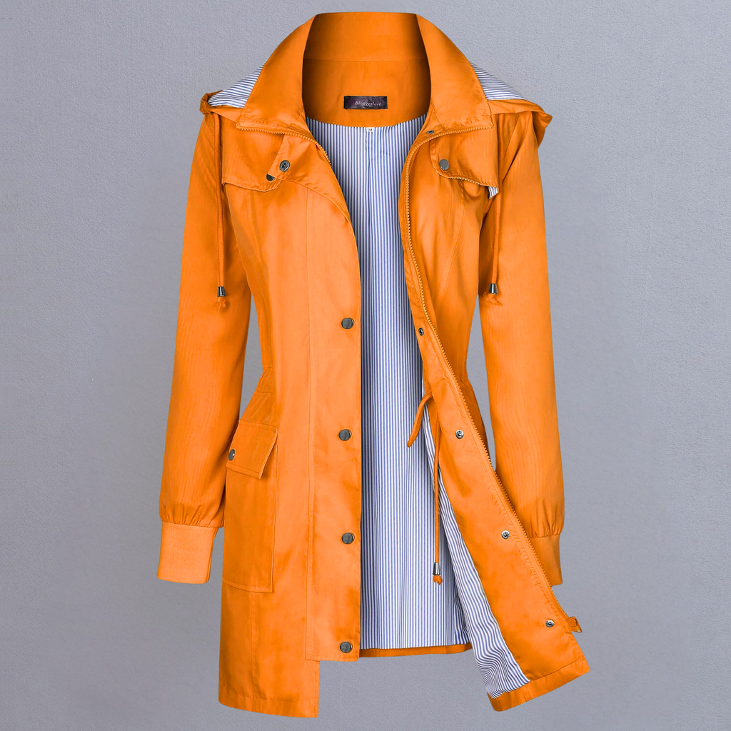 Women’s Lightweight Waterproof Hooded Parka – Windbreaker Coat - CristianLavian