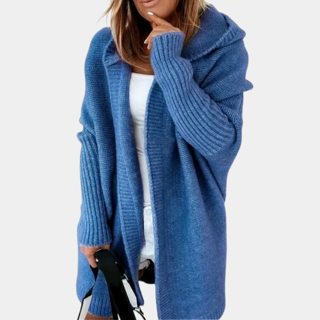 Cozy Hooded Knit Cardigan