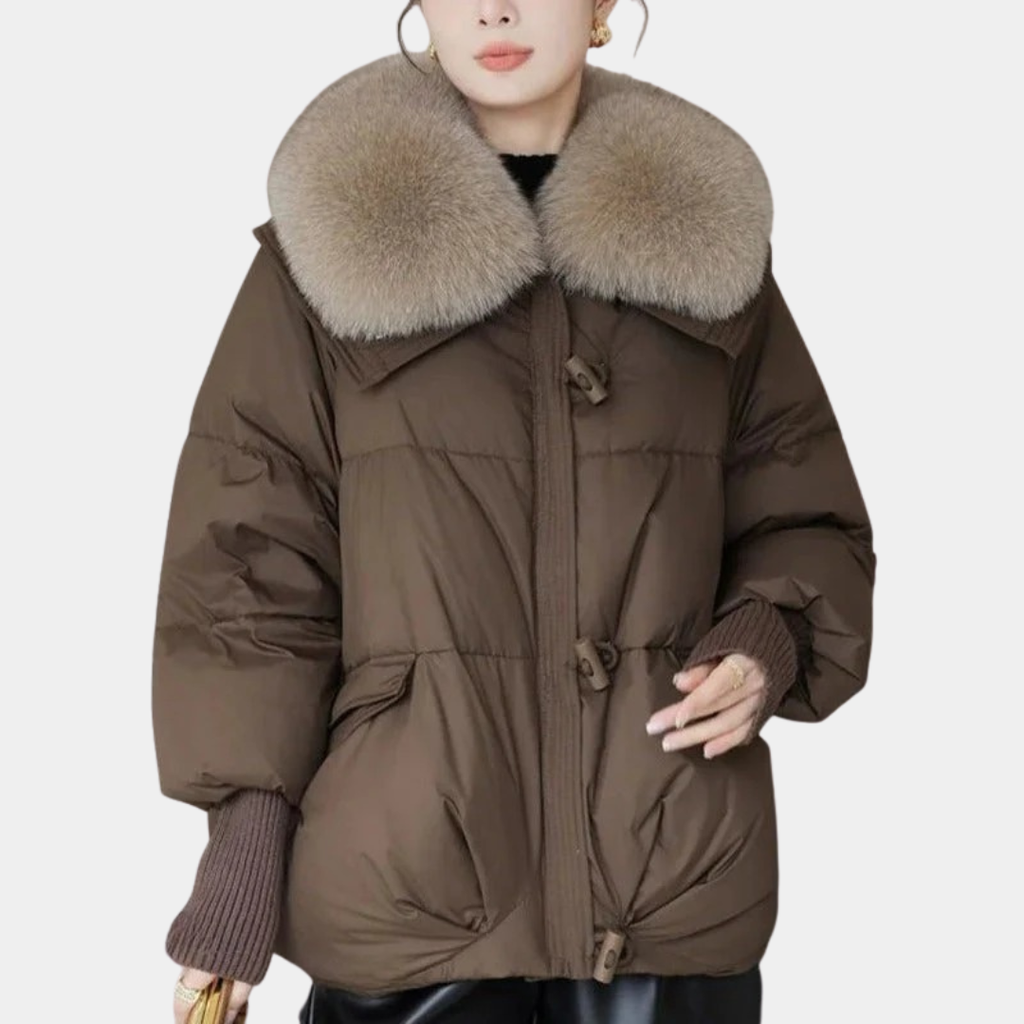 Women’s Luxe Fur-Collar Puffer Jacket - CristianLavian