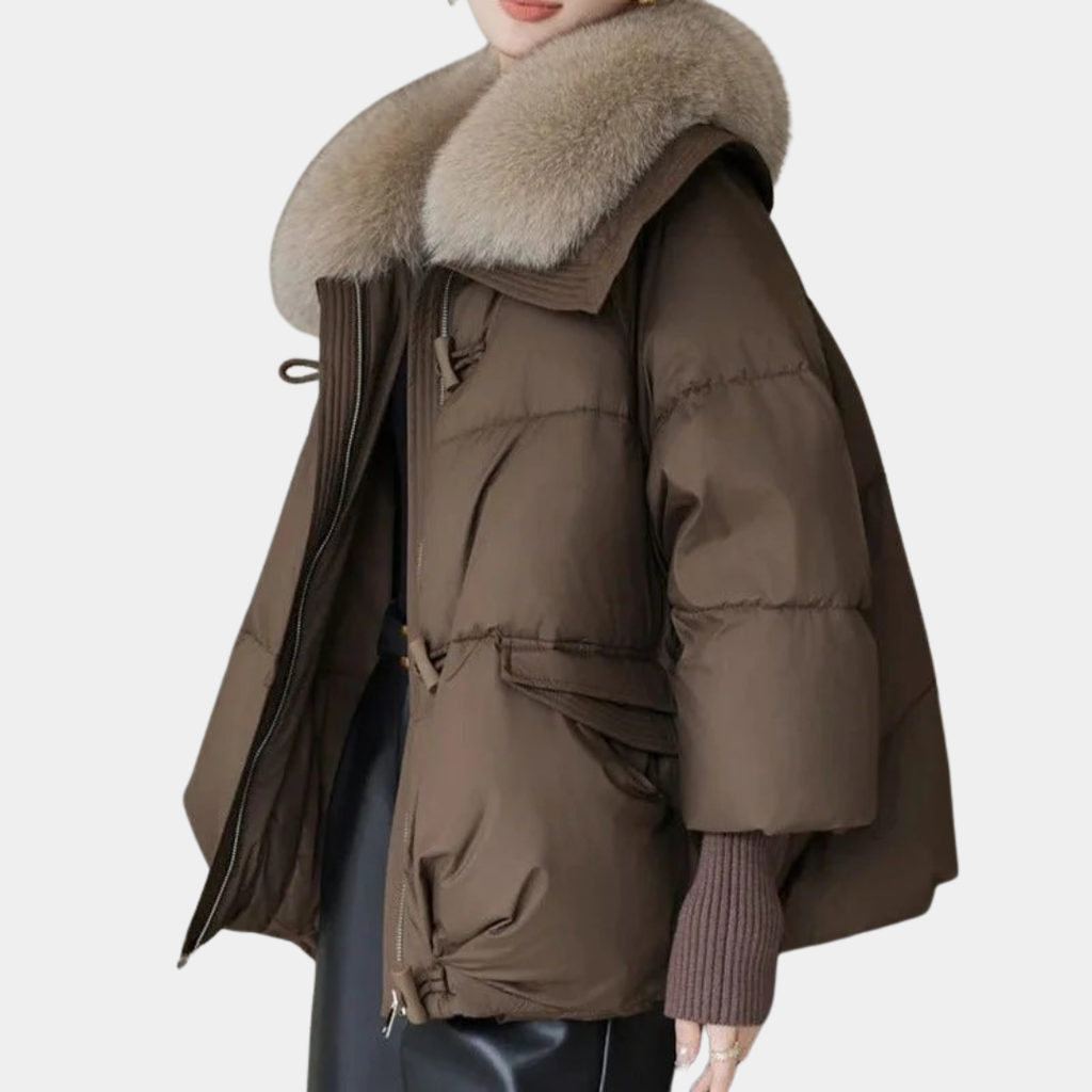 Women’s Luxe Fur-Collar Puffer Jacket - CristianLavian