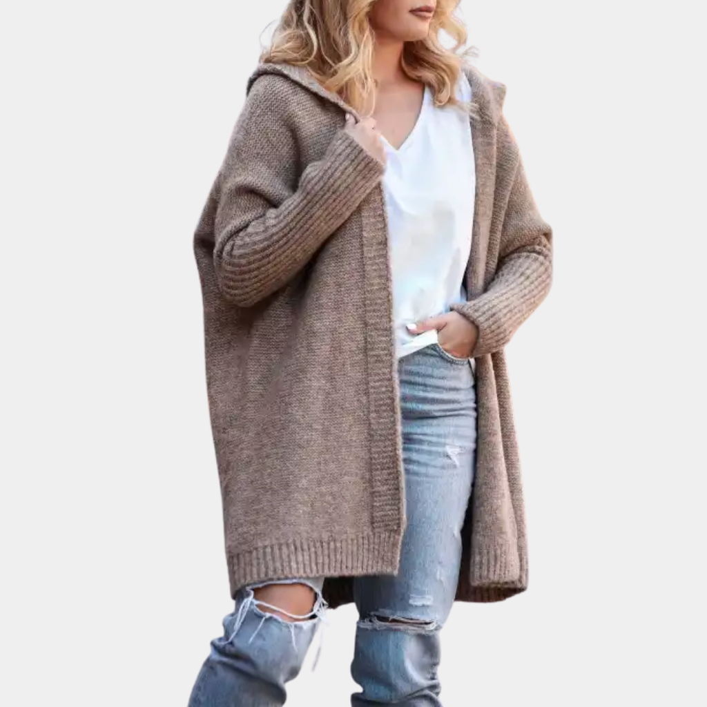 Cozy Hooded Knit Cardigan - CristianLavian