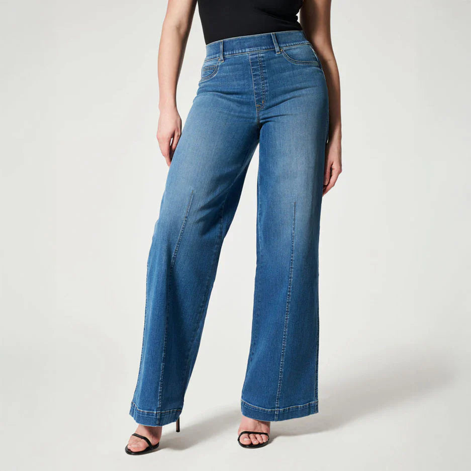 The Elite Sculpt Wide-Leg Denim