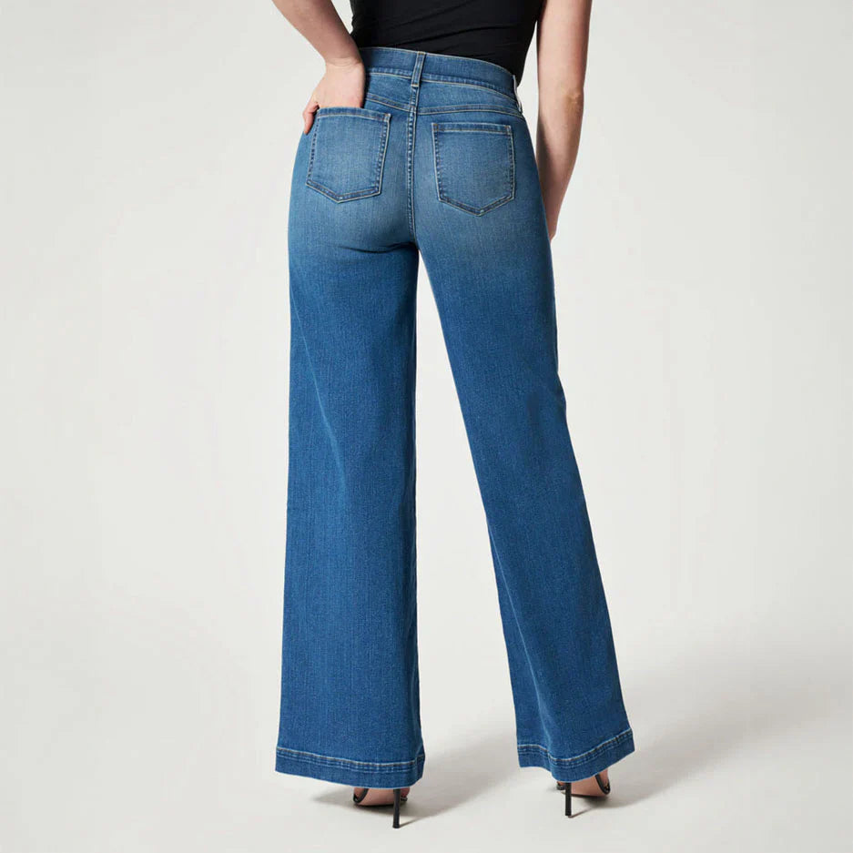 The Elite Sculpt Wide-Leg Denim