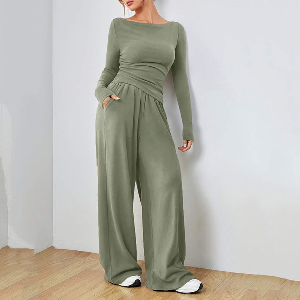 Houston Wide-Leg Lounge Set - CristianLavian