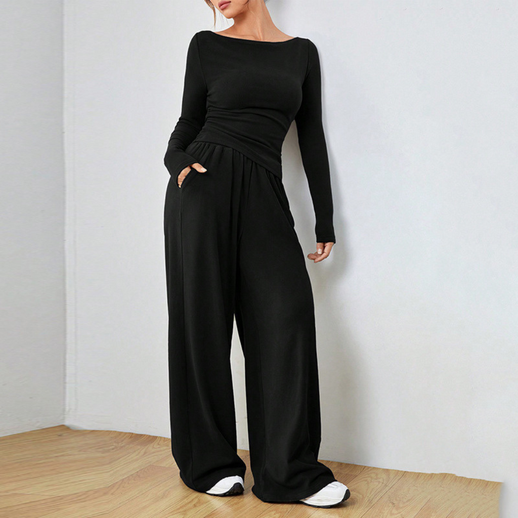 Houston Wide-Leg Lounge Set - CristianLavian