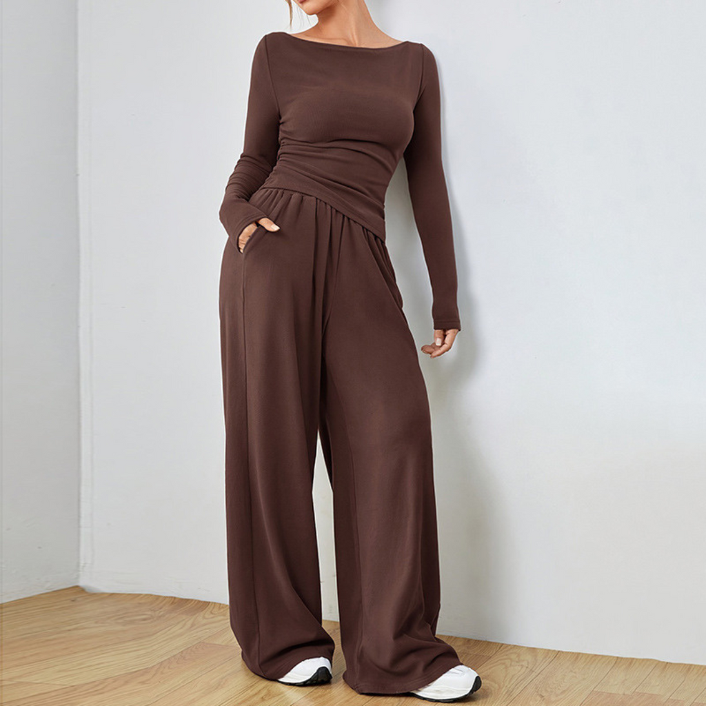 Houston Wide-Leg Lounge Set - CristianLavian