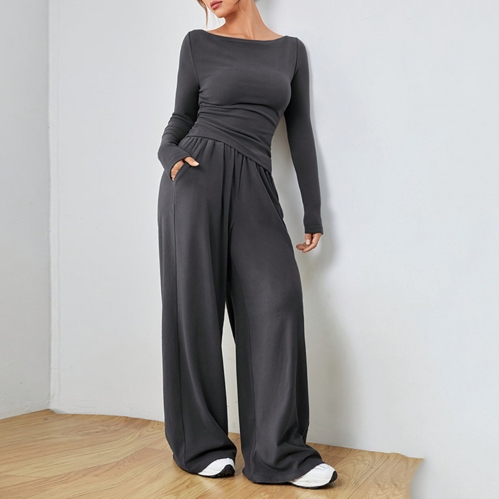 Houston Wide-Leg Lounge Set - CristianLavian