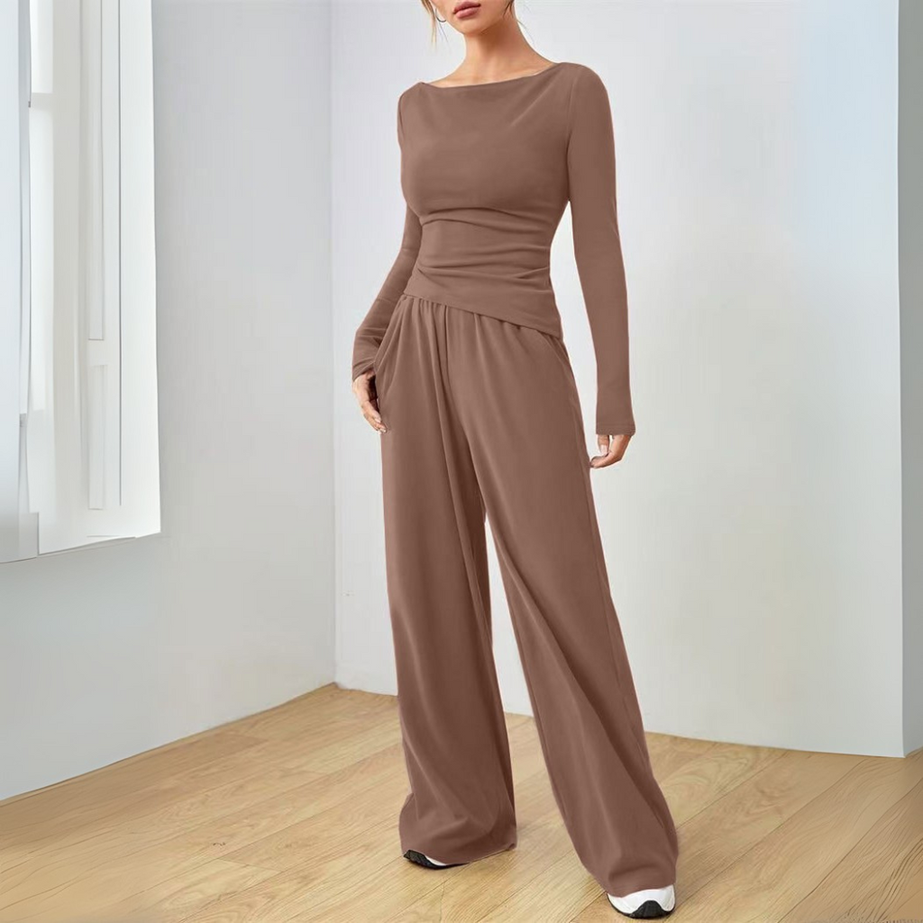 Houston Wide-Leg Lounge Set - CristianLavian