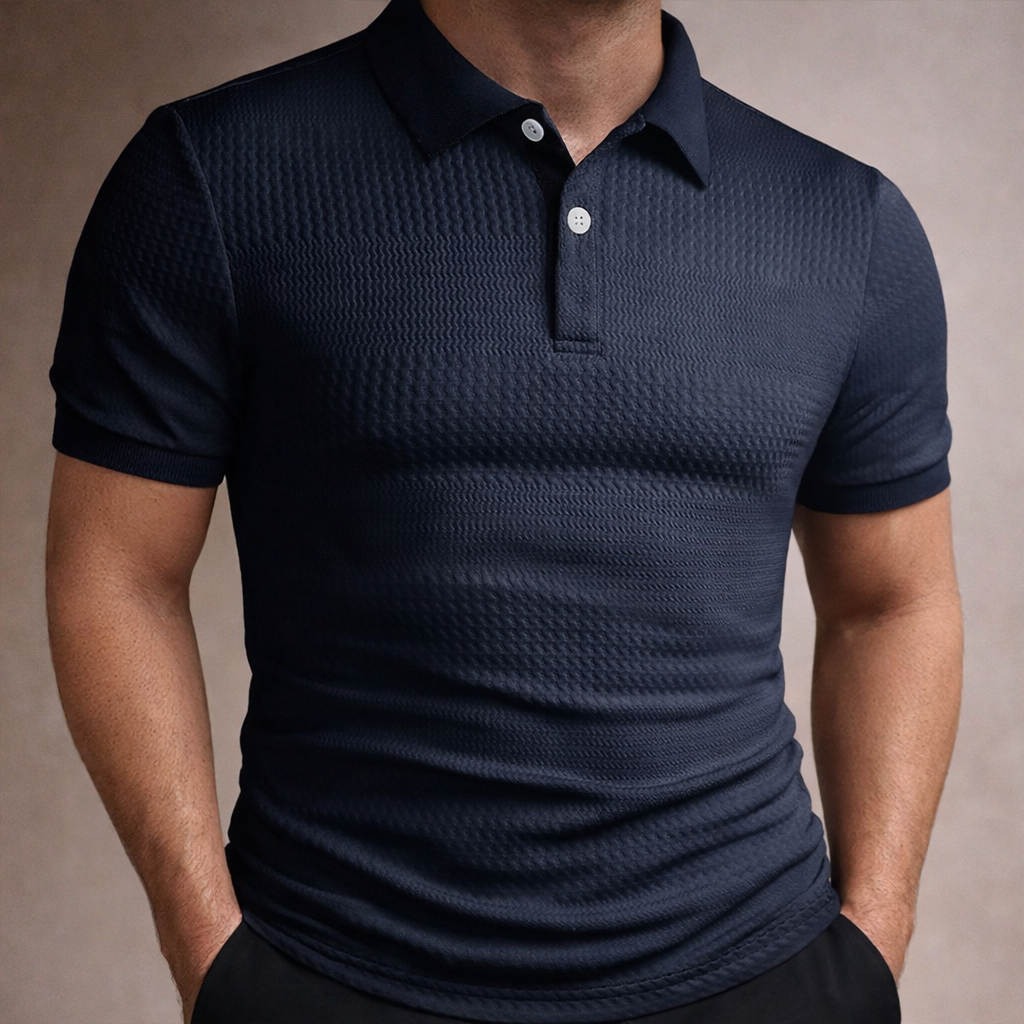 Marseille Textured Polo - CristianLavian