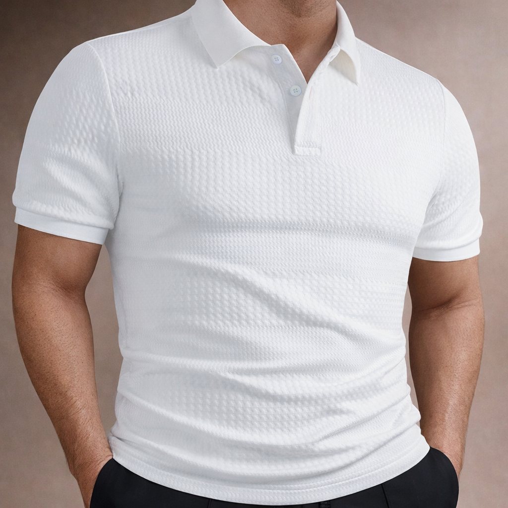 Marseille Textured Polo - CristianLavian