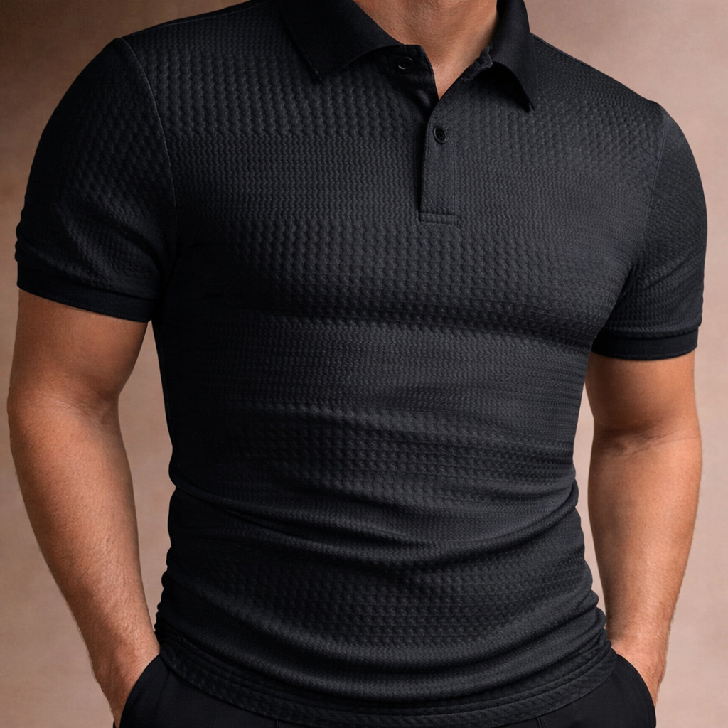 Marseille Textured Polo - CristianLavian