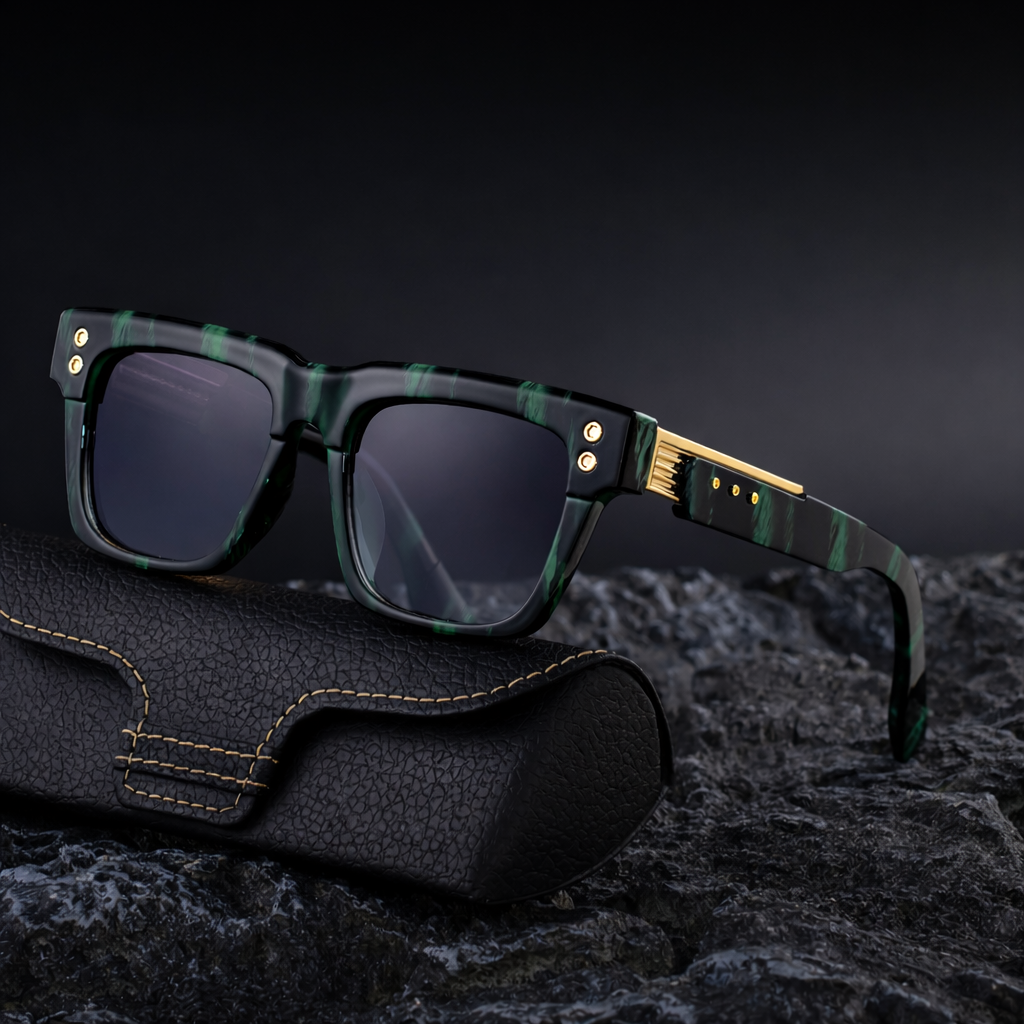 Marbled Acetate Sunglasses - CristianLavian