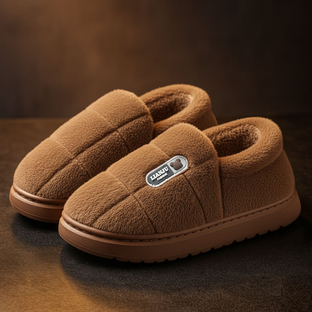 The CloudStep Thermal Plush Slippers