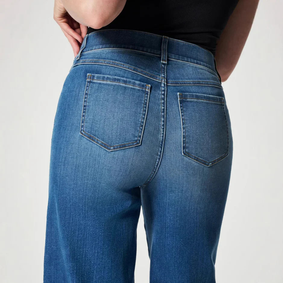 The Elite Sculpt Wide-Leg Denim
