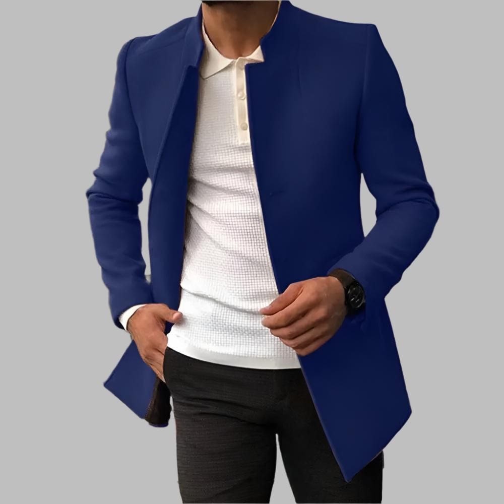 Men’s Modern Slim-Fit Olive Coat - CristianLavian