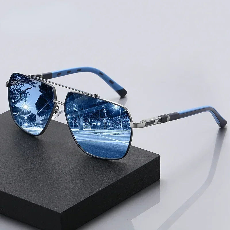 The AeroBlue Titanium-Edge Shades - CristianLavian