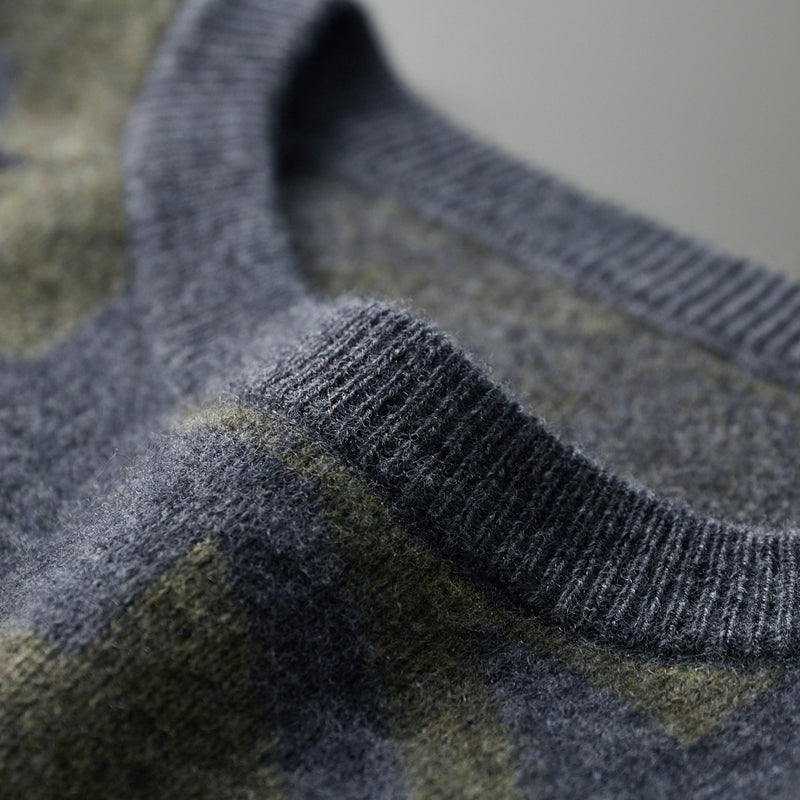 The Aberdeen Shadow Houndstooth Sweater - CristianLavian