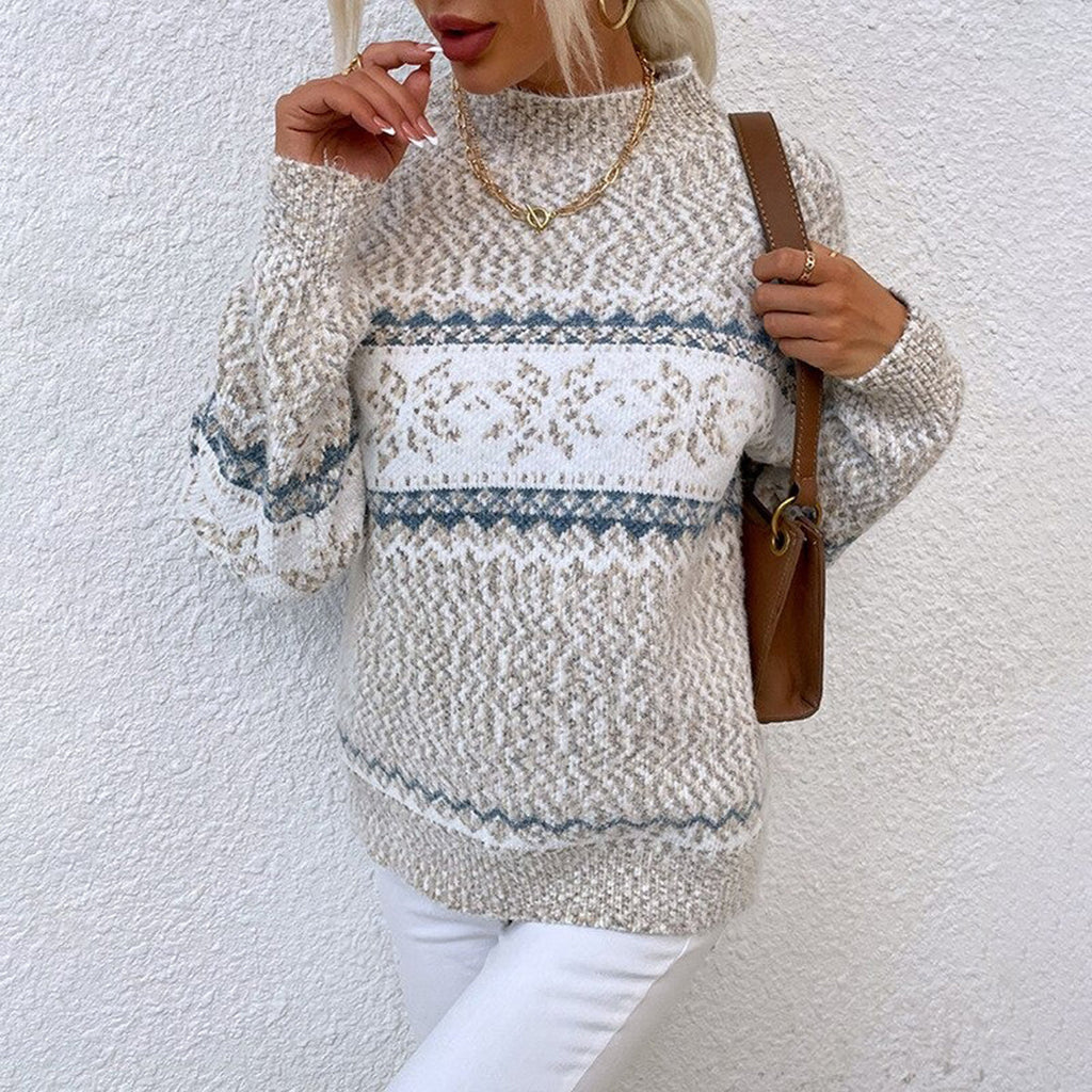 Women’s Winter Snowflake Knit Sweater - CristianLavian