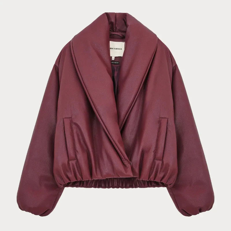 The VelvetRidge Wrap Puffer