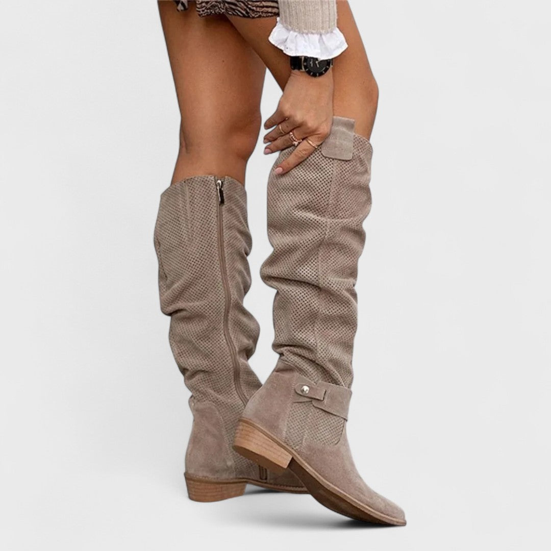 Women’s Tall Suede Slouch Boots