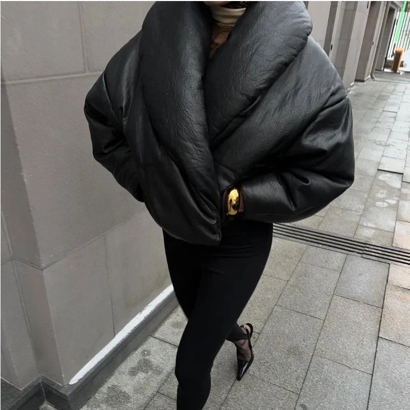 The VelvetRidge Wrap Puffer