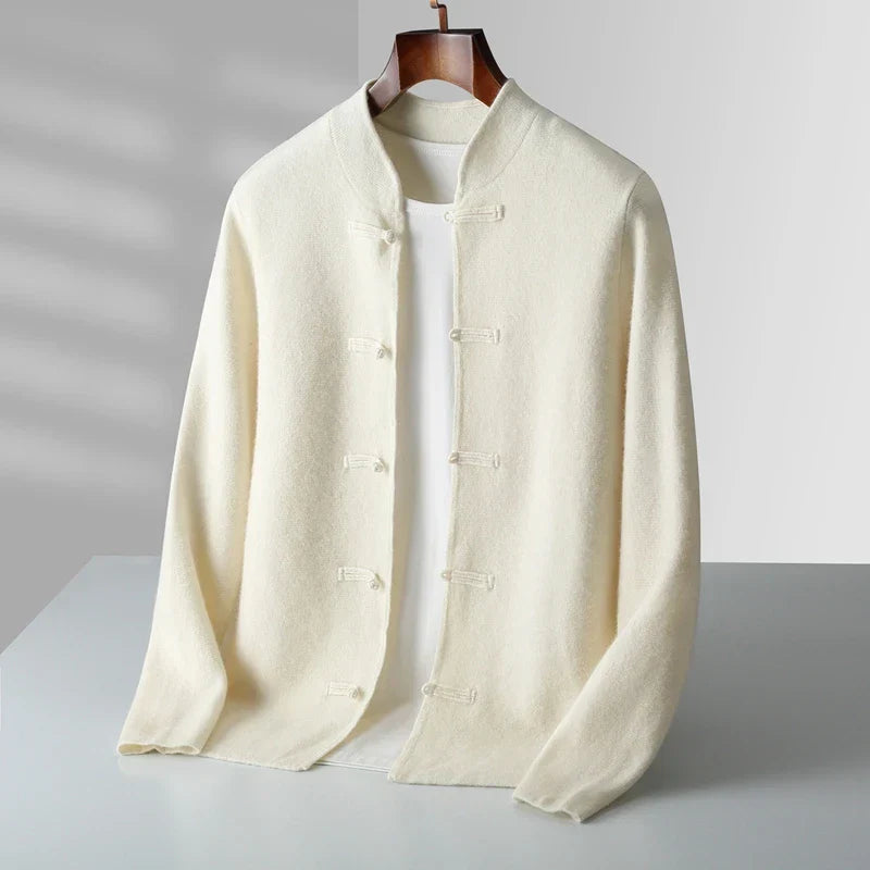 The Kyoto Minimalist Button Cardigan - CristianLavian