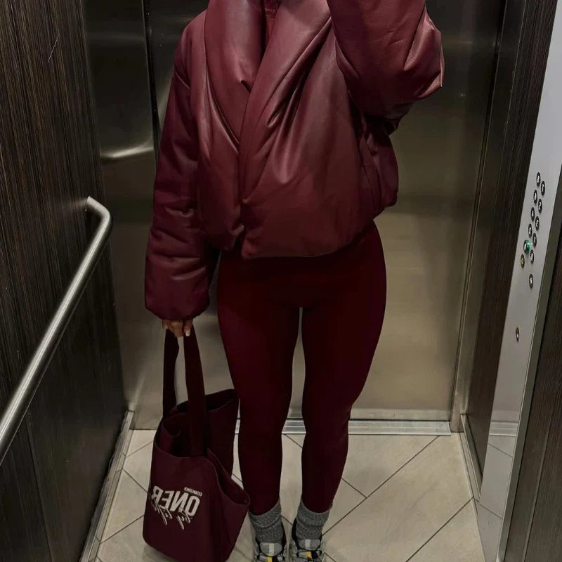 The VelvetRidge Wrap Puffer